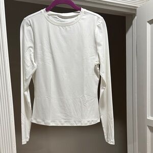 Classic White Long Sleeve Top
